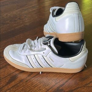 Paris Edition! Adidas Samba Cream and Black Accent Sneakers